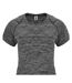 T-shirt Austin Femme Noir Chiné Roly-2