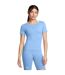 Womens/ladies Vanish Crew Neck Slim T-shirt Blue Under Armour-4