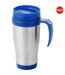 Bullet Sanibel Insulated Mug (Pack of 2) (Silver/Blue) (12 x 18 x 8 cm) - UTPF2463-1