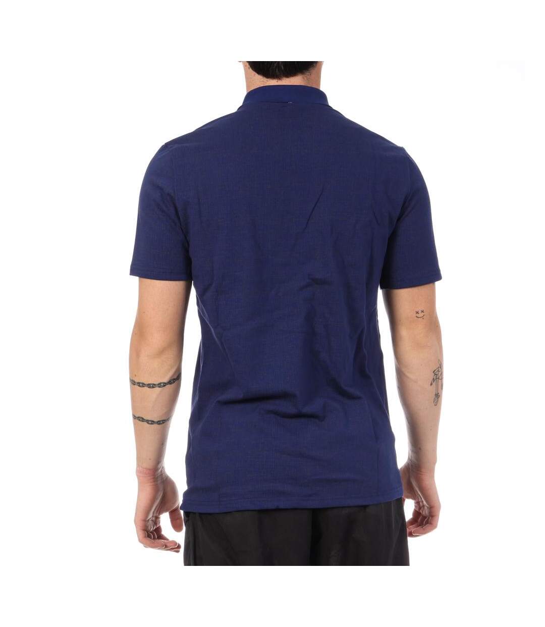 Polo marine homme le coq sportif pblue-2