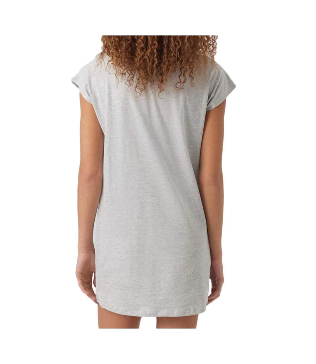 Robe T-Shirt Grise Femme Vero Moda Turtle - M-2