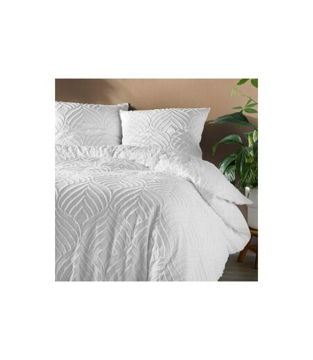 Parure de Lit 3 Pièces Heltie 260x240cm Blanc