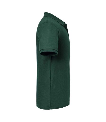 Mens Authentic Eco Polo Shirt Bottle Green Russell