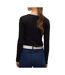 T-Shirt manches longues noir femme vero moda lisa - l-2