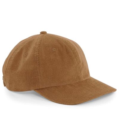 Beechfield Mens Heritage Cord Cap (Pack of 2) (Camel)