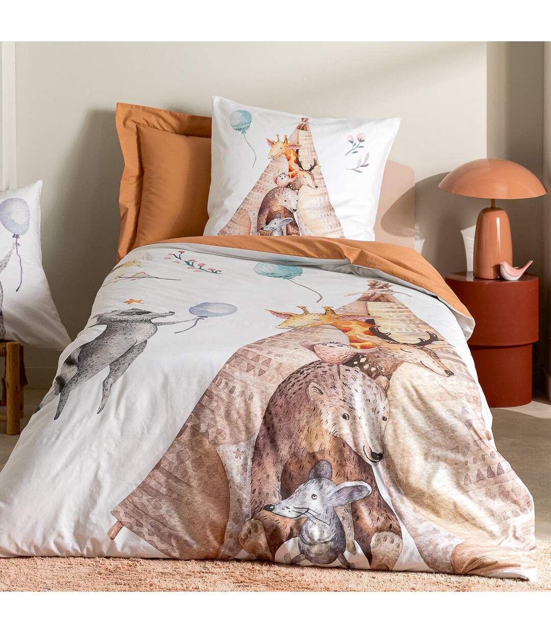 Housse de couette percale de coton TIPI-3