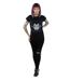 Disney - T-shirt MALEFICENT CROPPED HEAD - Femme (Noir) - UTBI14744-4
