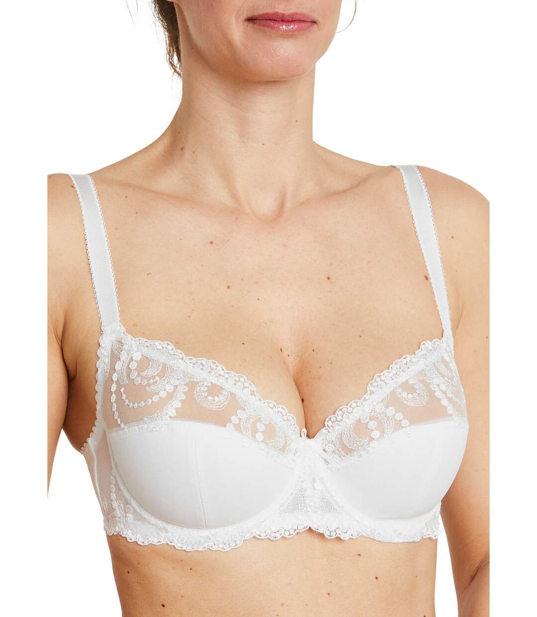 Soutien-gorge avec armatures tulle brodé-3
