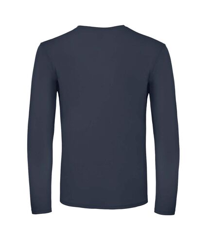 B&C Mens #E150 T-Shirt à manches longues (Bleu marine) - UTRW6527