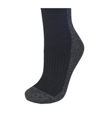 Trespass Mens Shak Lightweight Hiking Boot Socks (1 Pair) (Black) - UTTP321