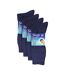 8 Pack Mens Soft Thermal Sleep Bed Socks-2
