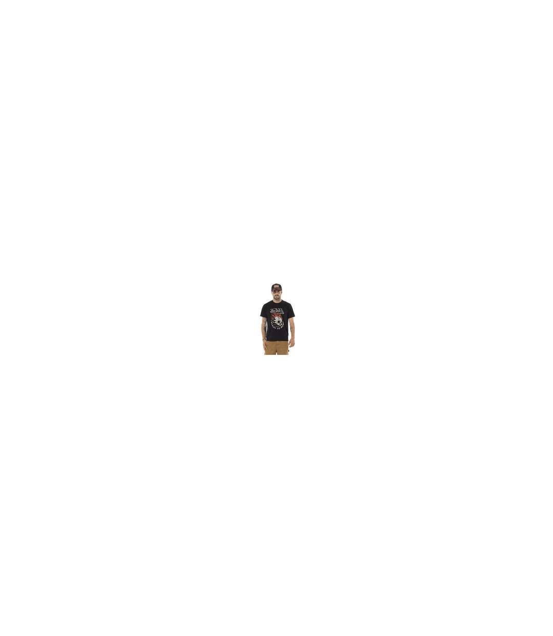 T-shirt homme col rond en jersey print devant Burnd Vondutch-1