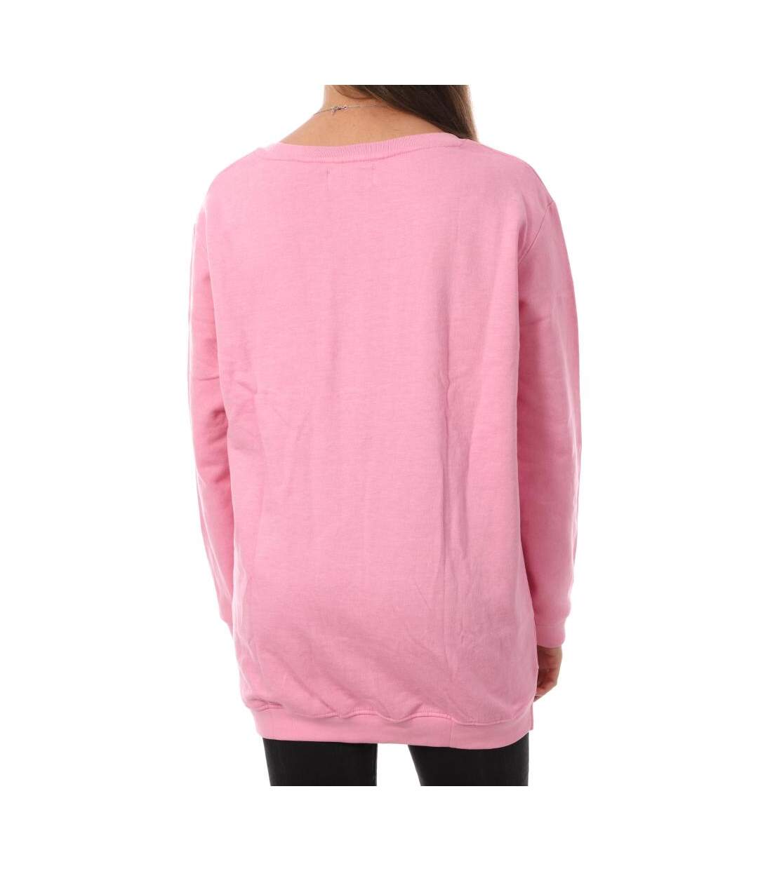 Sweat Long Rose Femme American College YR656 - L