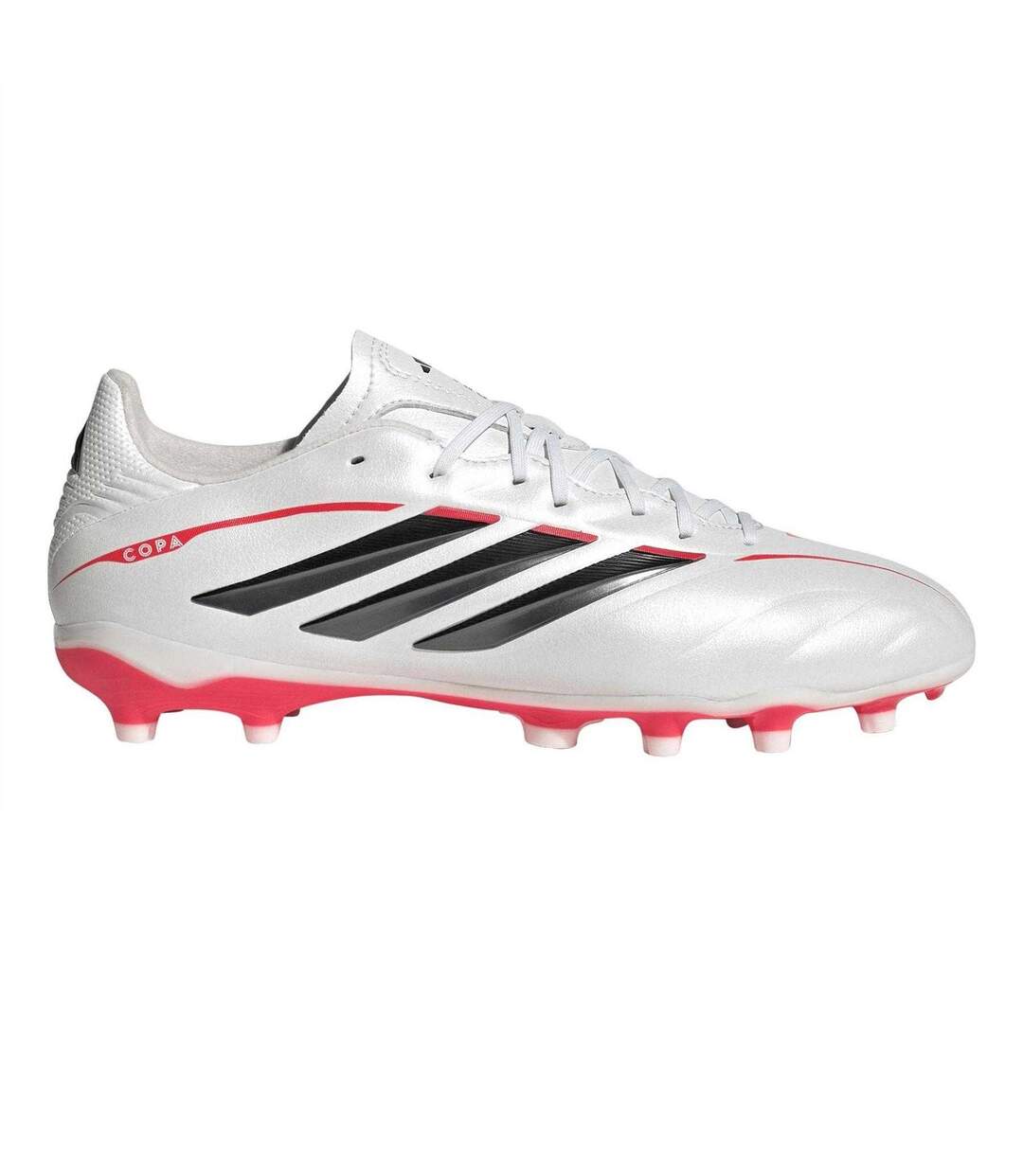 Chaussures De Foot Pour Terrain Ferme Copa Pure League Femme Métallisé Noir Rouge Adidas-1