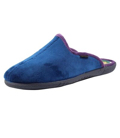 Chaussons hans homme bleu Laurence Llewelyn-Bowen