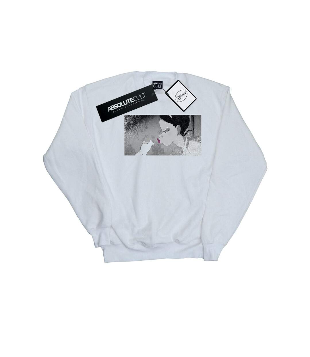 Disney Sweat Womens/Ladies The Princess And The Frog Kiss (La princesse et la grenouille) (Blanc) - UTBI32997-1