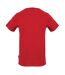 T-shirt Motif Réflexion Homme Rouge Aquascutum-2