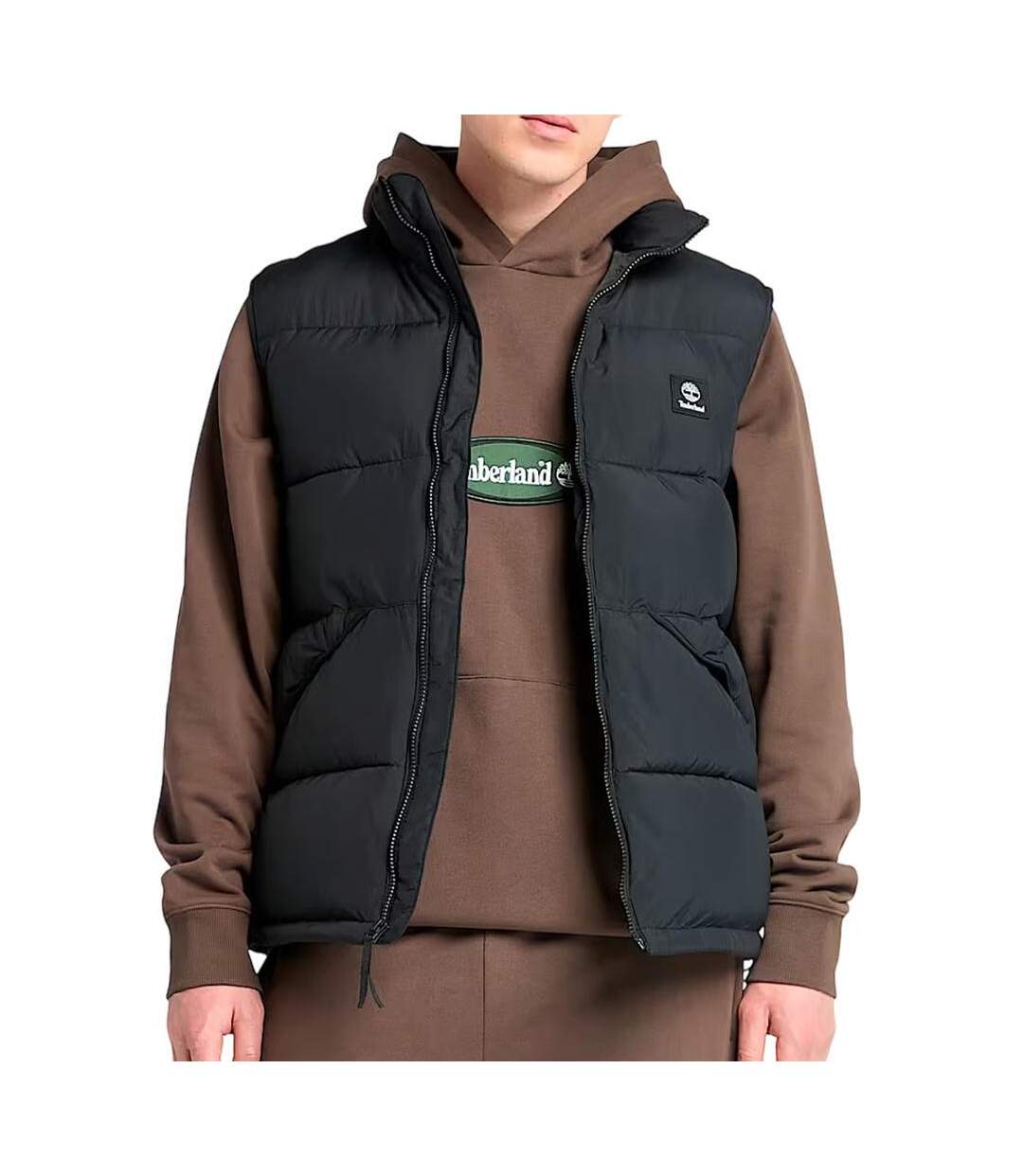 Doudoune sans manche noire homme timberland synthetic-1