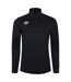 Unisex Adult Optimus Training Quarter Zip Midlayer Black Umbro-1
