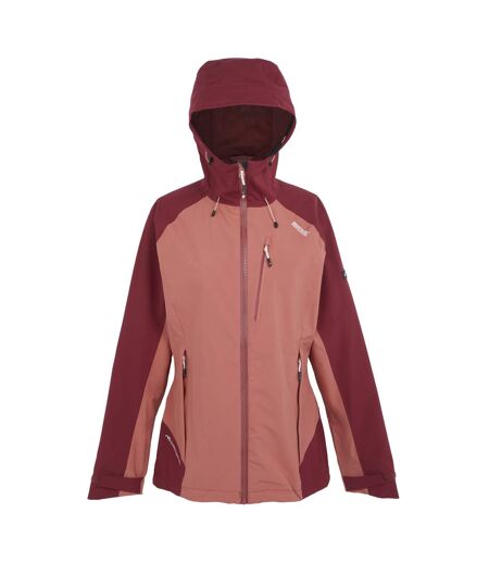 Womens/ladies Birchdale Shell Waterproof Jacket Mineral Red Rumba Red Regatta