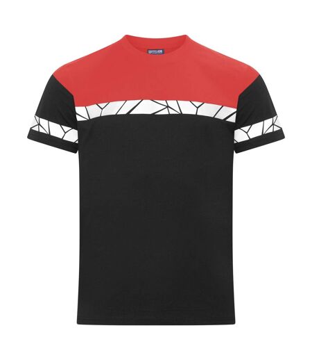 T-shirt Progression Homme Noir Rouge Projob