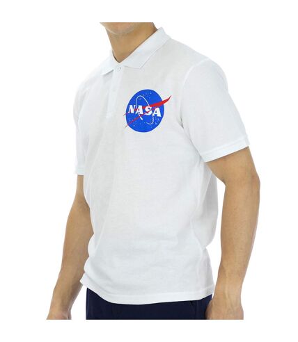 Men's short-sleeved polo shirt with lapel collar NASA09PO