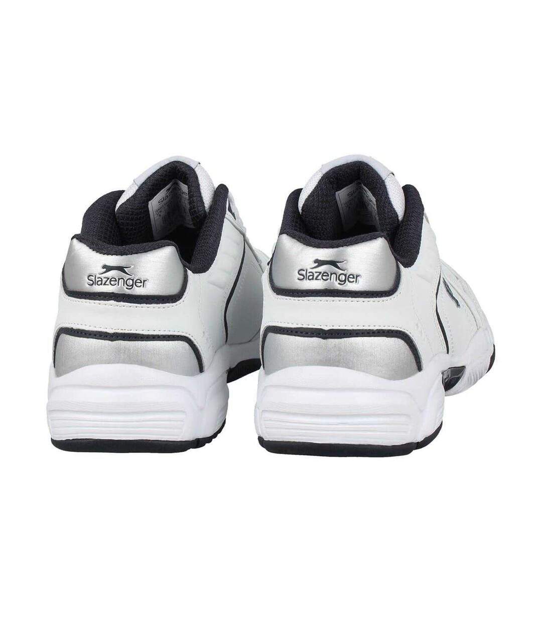 Mens Tennis Shoes White Navy Slazenger-2