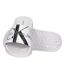 Claquettes Motif/style Logo Adulte Blanc Calvin Klein-4