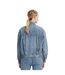 Womens/ladies Chest Pocket Denim Jacket Light Blue Levis-3