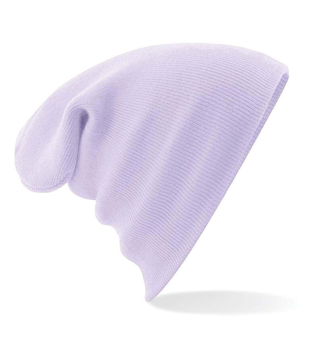 Bonnet tricoté unisexe violet pâle Beechfield