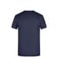 T-shirt Basic Homme Bleu Marine James And Nicholson-2