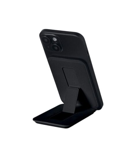 Karta Magnetic Leather Card Holder One Size Black MidOcean