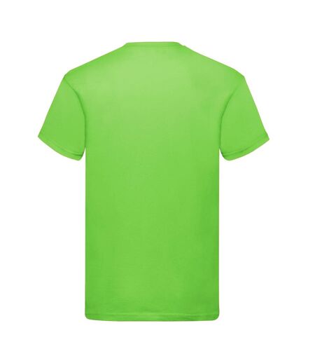 T-shirt Original Homme Vert Citron Fruit Of The Loom