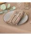 Lot de 2 Serviettes de Table Maha 40x40cm Gris-2
