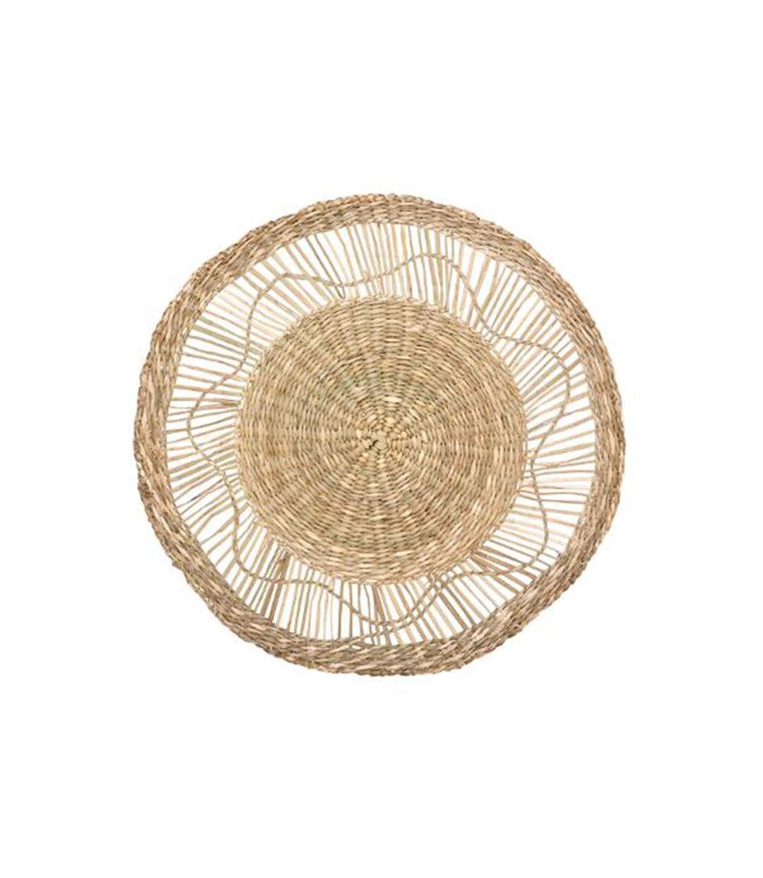 Décoration Murale Ronde Seagrass 38cm Naturel-2