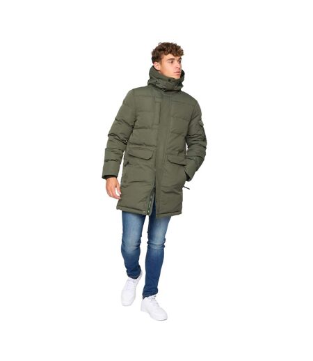 Doudoune matelassée milwaka homme vert sombre Crosshatch