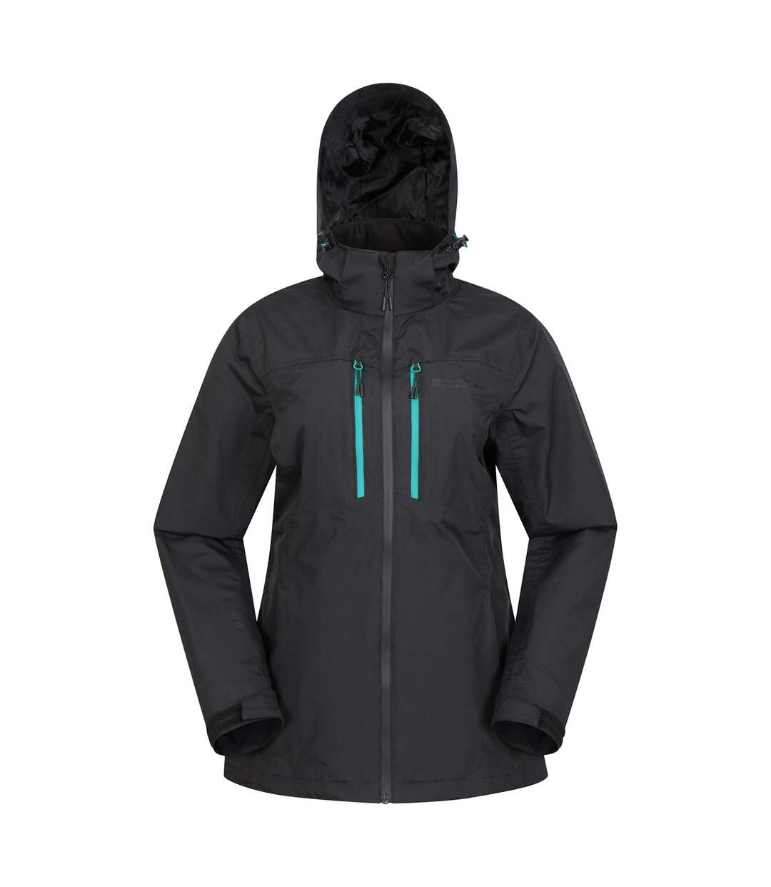 Veste imperméable rainforest extreme femme noir vif Mountain Warehouse