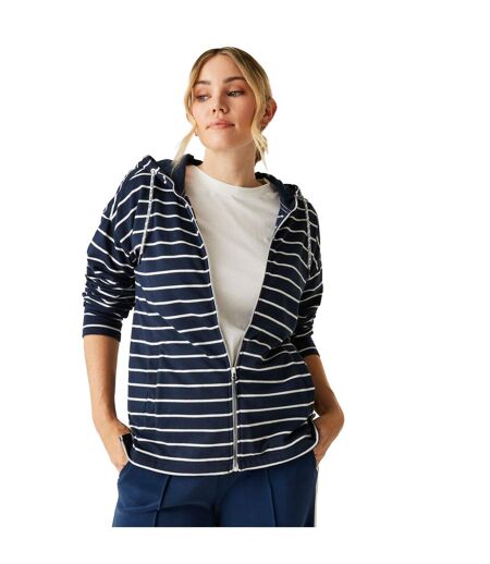 Veste À Capuche Bayletta Femme Bleu Marine Blanc Regatta