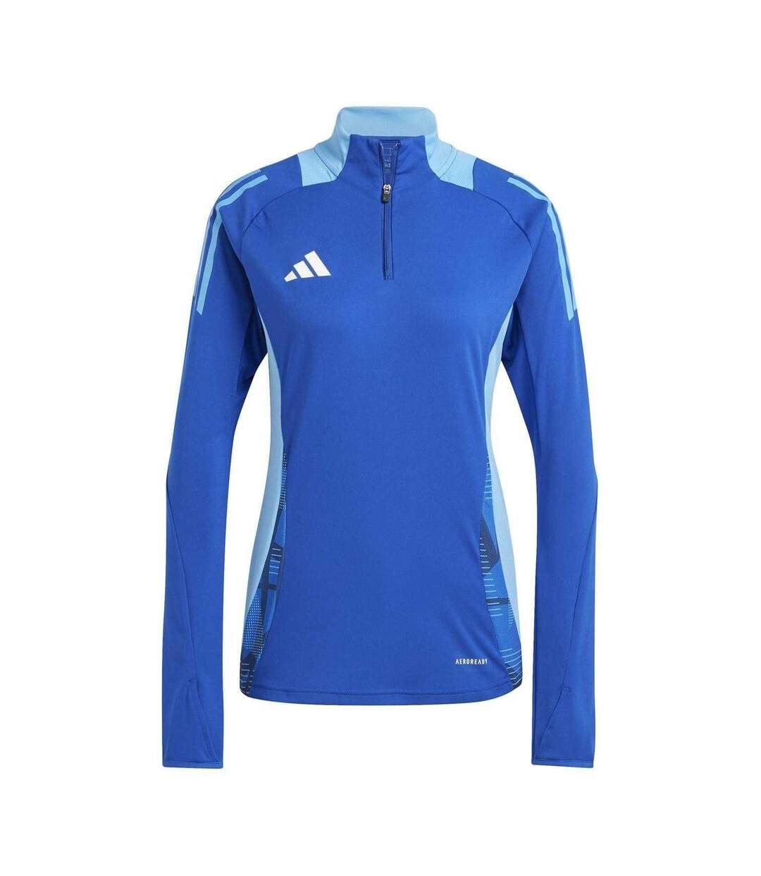 Haut Technique Manches Raglan Motif/style Logo Femme Bleu Roi Adidas-2