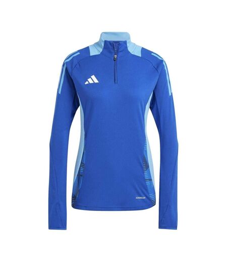 Haut Technique Manches Raglan Motif/style Logo Femme Bleu Roi Adidas
