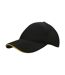 Casquette De Baseball Noir Jaune L-Merch-2
