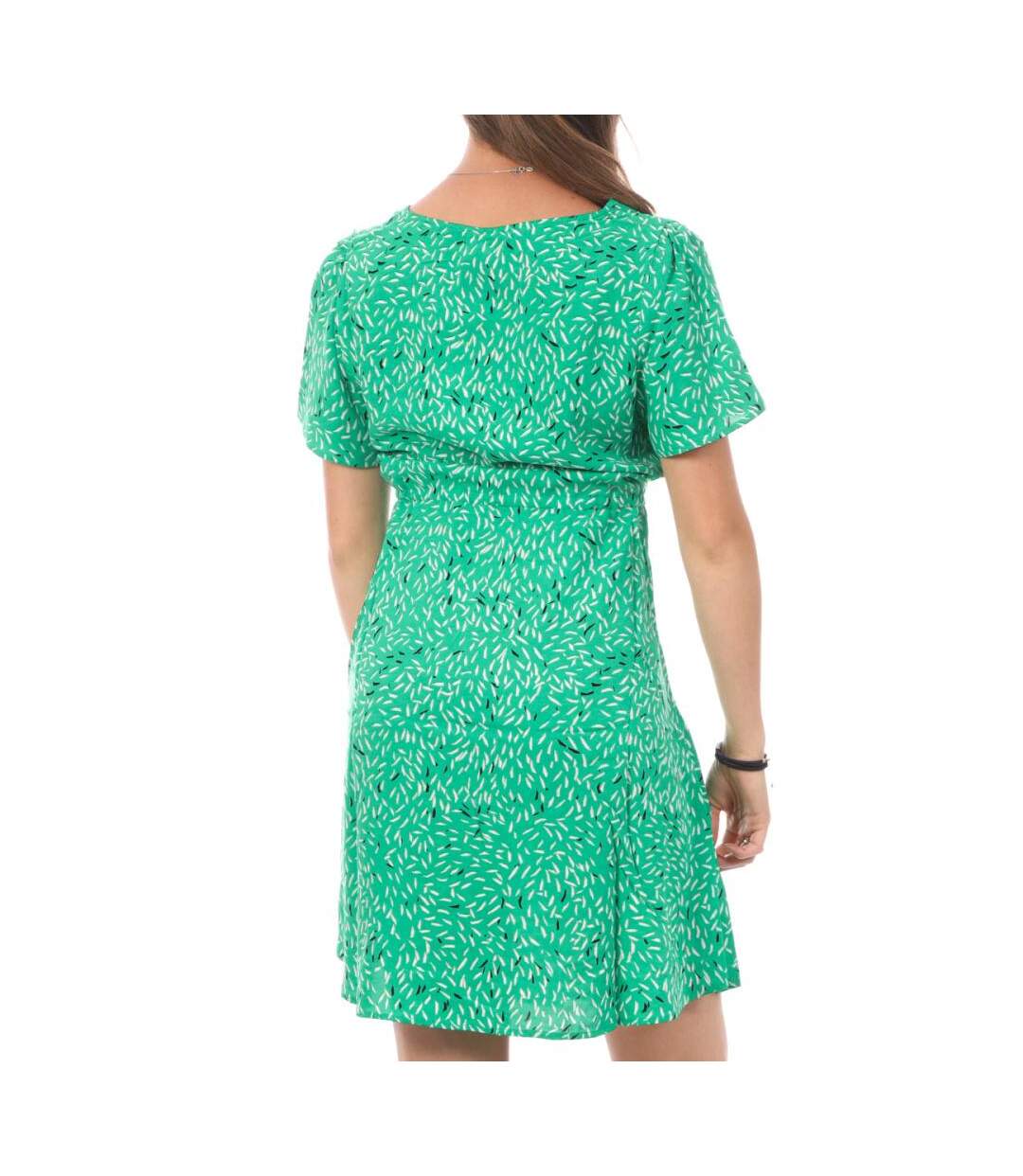 Robe Verte à Motifs Femme Vero Moda Easy - L-2