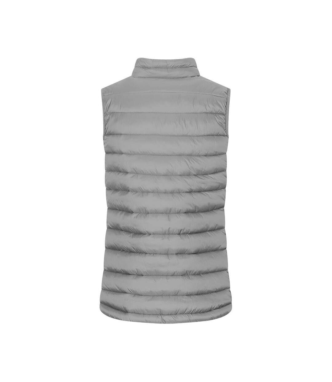 Doudoune Sans Manches Femme Nouveau Gris Clair Uni Promodoro-2