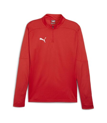 Sweat rouge homme puma teamfinal