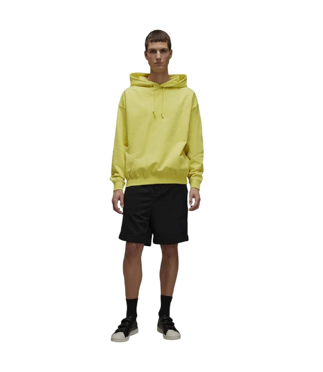 Mens French Terry Tailored Shorts Black Y-3-1