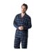 Pyjama long ouvert homme Popeline