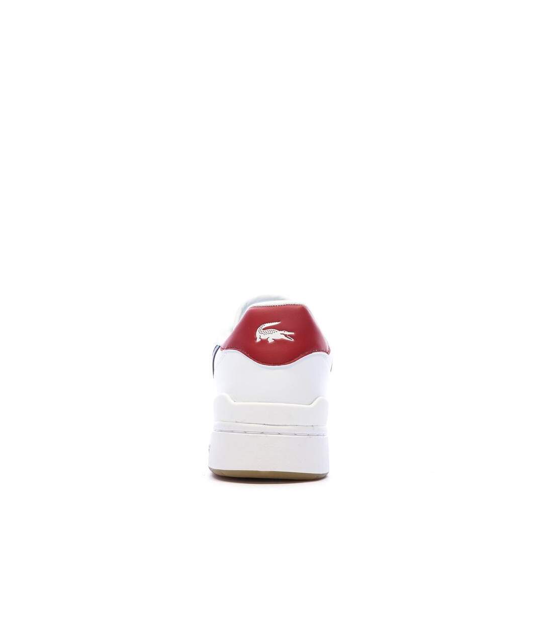 Baskets blanches homme lacoste t-clip set 224 8-3
