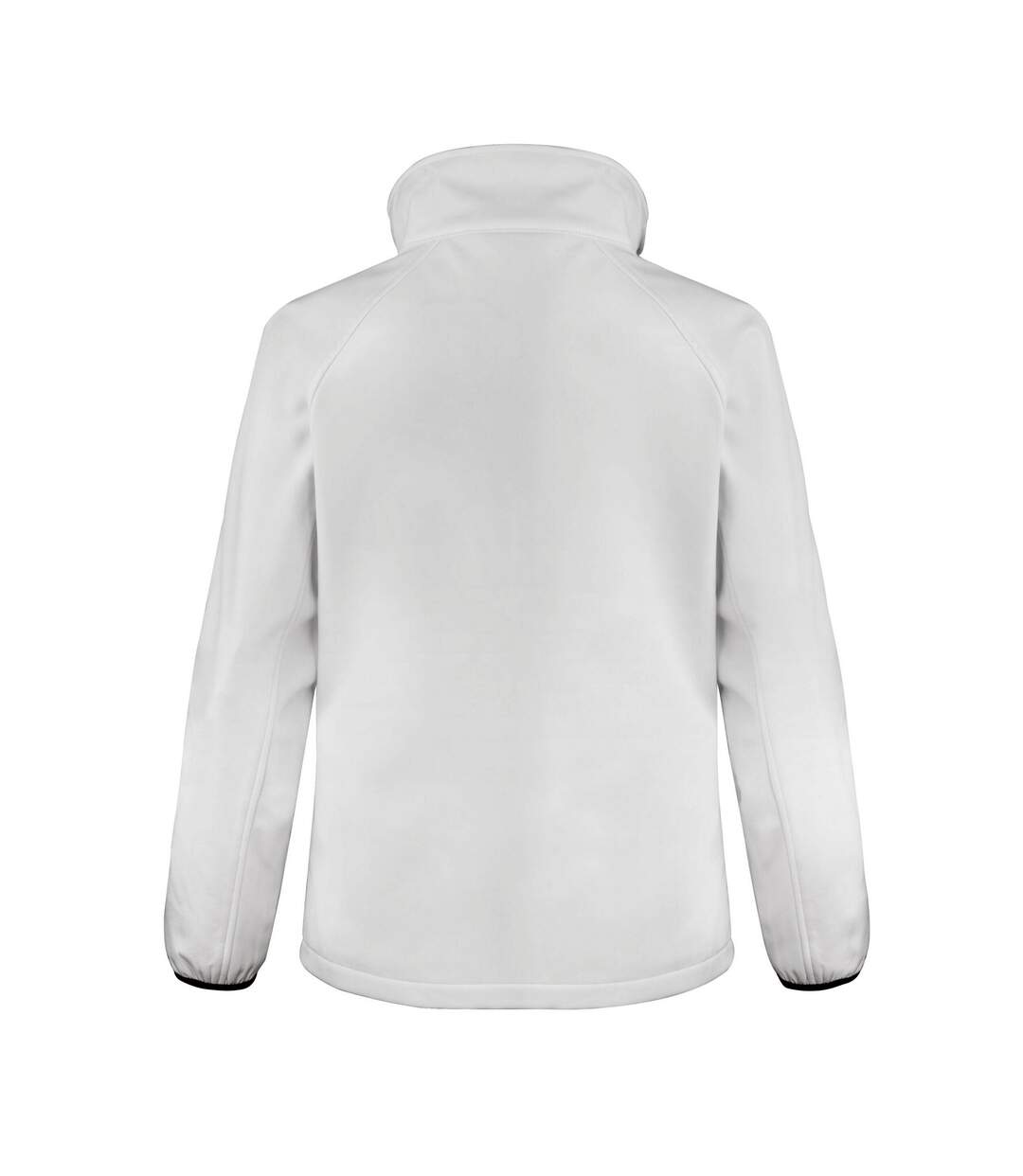 Womens/ladies printable soft shell jacket white/black Result Core