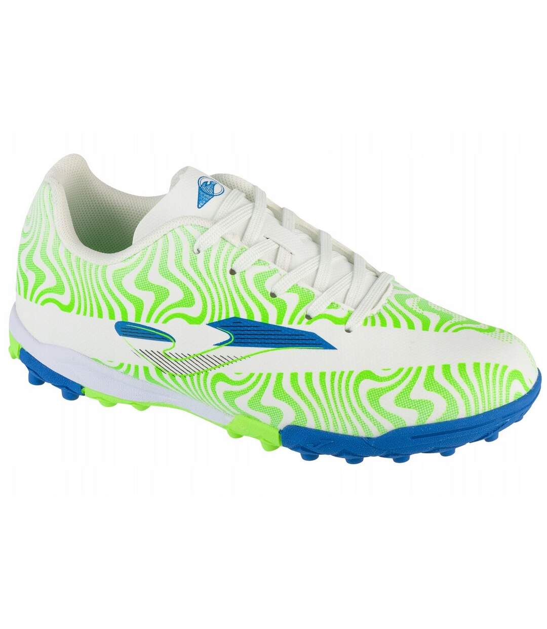 Childrens/kids Evolution Artificial Ground Football Boots White Joma-1