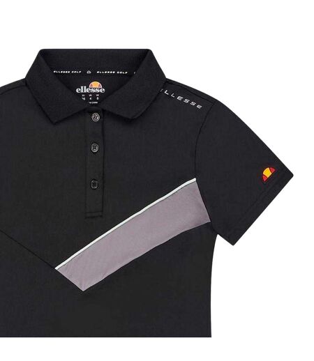 Womens/ladies Lotali Polo Shirt Black Ellesse
